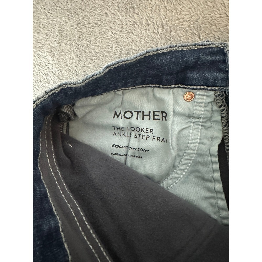 MOTHER The Looker Jeans Womens 26 Blue Excellent - Picture 6 of 8
